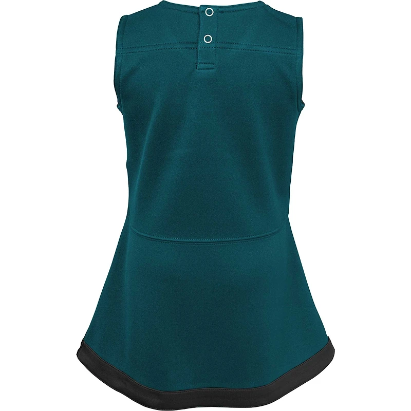 Robe pull verte Philadelphia Eagles Cheer Captain pour fille