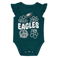 Ensemble deux pièces pour nouveau-né et nourrisson Outerstuff Philadelphia Eagles The Sunshine