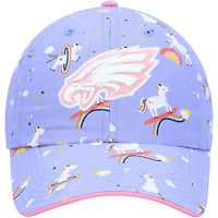 Casquette ajustable Clean Up Purple Philadelphia Eagles '47 pour fille préscolaire