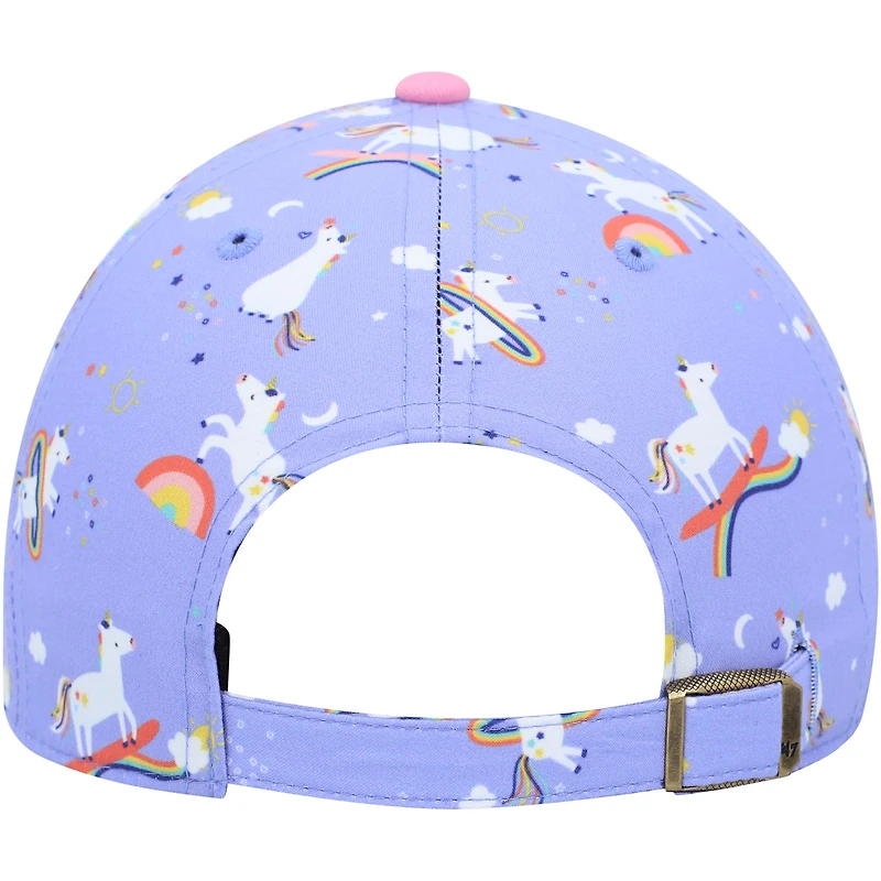 Casquette ajustable Clean Up Purple Philadelphia Eagles '47 pour fille préscolaire