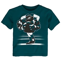 T-shirt ajusté vert nuit des Philadelphia Eagles pour fille Outerstuff
