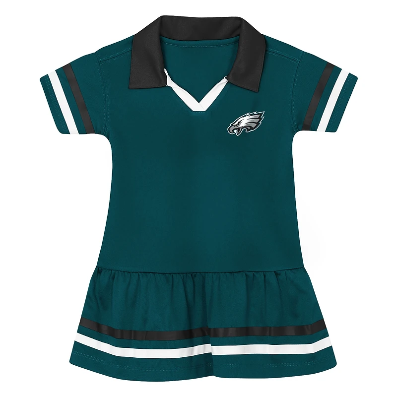Girls Toddler Outerstuff  Midnight Green Philadelphia Eagles Star Player Dress