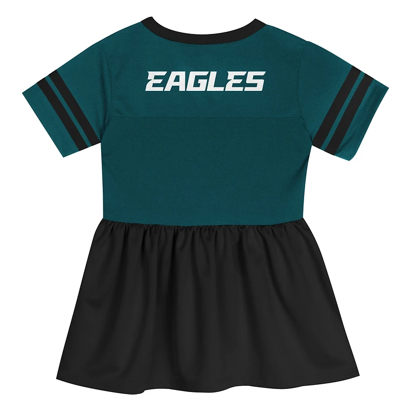 Robe en jersey vert nuit/noir pour jeunes filles des Philadelphia Eagles Stadium Lights