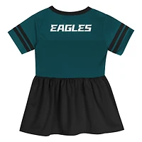 Robe en jersey vert nuit/noir pour jeunes filles des Philadelphia Eagles Stadium Lights