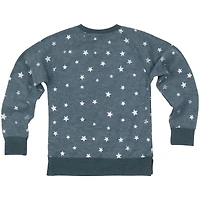 Sweat-shirt en molleton à motif étoile scintillante pour jeunes filles, Wes & Willy, vert nuit des Eagles de Philadelphie