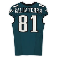 Grant Calcaterra Philadelphia Eagles Game-Used #81 Midnight Green Nike Jersey vs. Detroit Lions on November 16, 2025