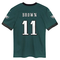 Maillot de jeu Nike A.J. Brown vert pour bébé des Philadelphia Eagles