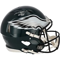 Casque Riddell Speed ​​authentique autographié par Jalen Carter des Philadelphia Eagles