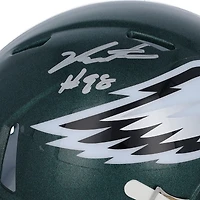 Jalen Carter Philadelphia Eagles Autographed Riddell Speed Mini Helmet