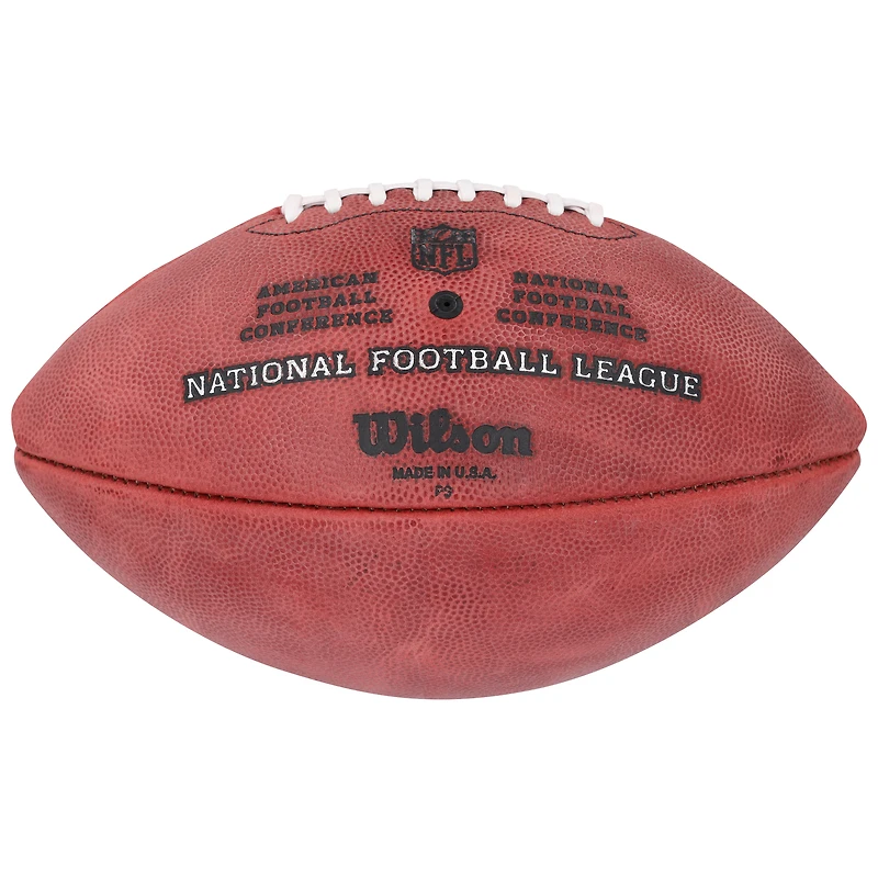 Jalen Hurts & Nick Foles Philadelphia Eagles Autographed Wilson Duke Football with "SB LIX MVP" & "SB LII MVP" Inscriptions