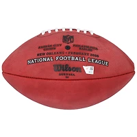 Jalen Hurts & Saquon Barkley Philadelphia Eagles Autographed Super Bowl LIX Champions Wilson Duke Football