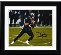 Jalen Hurts Philadelphia Eagles Autographed 8" x 10" Black Jersey Passing Photograph