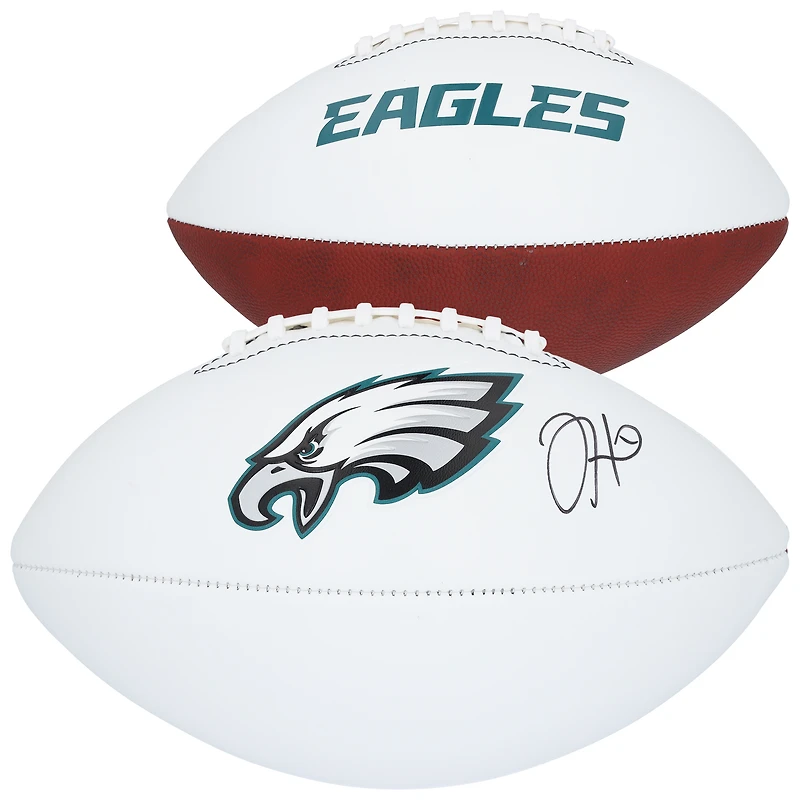 Jalen Hurts Philadelphia Eagles Autographed Franklin White Panel Football
