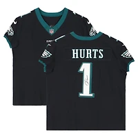 Jalen Hurts Philadelphia Eagles Autographed Nike Black Elite Jersey with "SB LIX MVP" Inscription