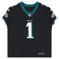 Jalen Hurts Philadelphia Eagles Autographed Nike Black Elite Jersey with "SB LIX MVP" Inscription