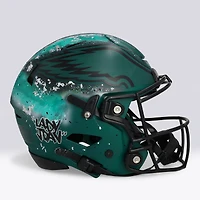 Jalen Hurts Philadelphia Eagles Autographed Riddell Rave Speed Flex Authentic Helmet - Art by Lady Jday - Limited Edition #1/1
