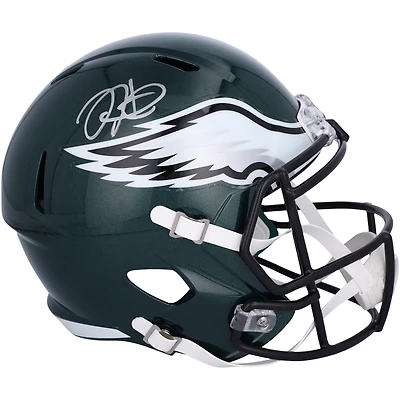 Jalen Hurts Philadelphia Eagles Autographed Riddell Speed Replica Helmet