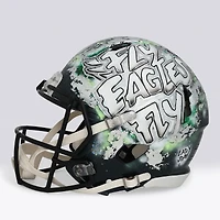Casque Speed ​​Authentic autographié par Jalen Hurts des Eagles de Philadelphie - Illustration de Lady JDay - Édition limitée n° 1/1 - HH98516501