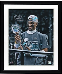Jalen Hurts Philadelphia Eagles Autographed Super Bowl LIX Champions 16" x 20" Photograph with "SB LIX MVP" Inscription