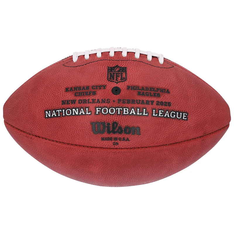 Jalen Hurts Philadelphia Eagles Autographed Super Bowl LIX Wilson Duke Football