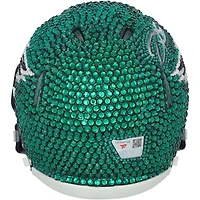 Jalen Hurts Philadelphia Eagles Autographed Swarovski Crystal Riddell Speed Mini Helmet - Art by Rock On Sports 