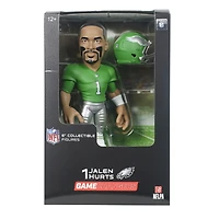 Figurine en vinyle de 6 pouces de Jalen Hurts Philadelphia Eagles Kelly Green Alternate Jersey - Exclusivité Fanatics - Recherchez des variantes de couleurs unies rares