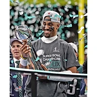 Jalen Hurts Philadelphia Eagles Unsigned Super Bowl LIX Lombardi Trophy Presentation vs. Kansas City Chiefs Photograph