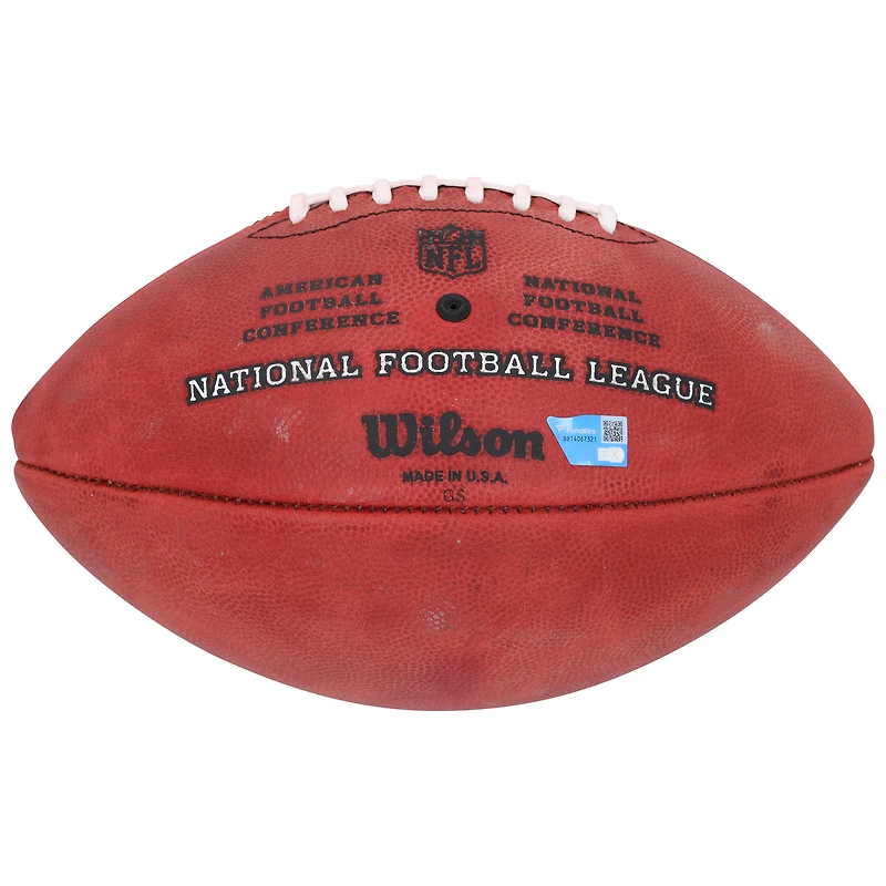 Jalen Hurts, Saquon Barkley and Devonta Smith Philadelphia Eagles Autographed Duke Full Color Football with "Fly Eagles Fly" Inscription