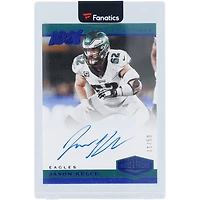 Jason Kelce Philadelphia Eagles Plaques et patchs Panini autographiés 2019 Bleu 100 ans Signatures #YS-JKE # 11/50 Carte