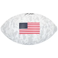 Jason Kelce Philadelphia Eagles Autographed Wilson 2024 Salute To Service Football