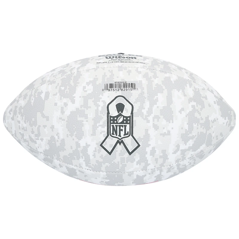 Jason Kelce Philadelphia Eagles Autographed Wilson 2024 Salute To Service Football