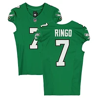 Kelee Ringo Philadelphia Eagles Game-Used #7 Kelly Green Jersey vs. New York Giants on October 26, 2025