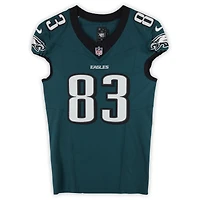 Maillot vert nuit n° 83 porté par Kylen Granson (Eagles de Philadelphie) lors du match contre les Cowboys de Dallas le 4 septembre 2025