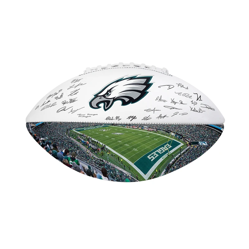 Logo Brands Philadelphia Eagles 2025 Autograph Signature Football