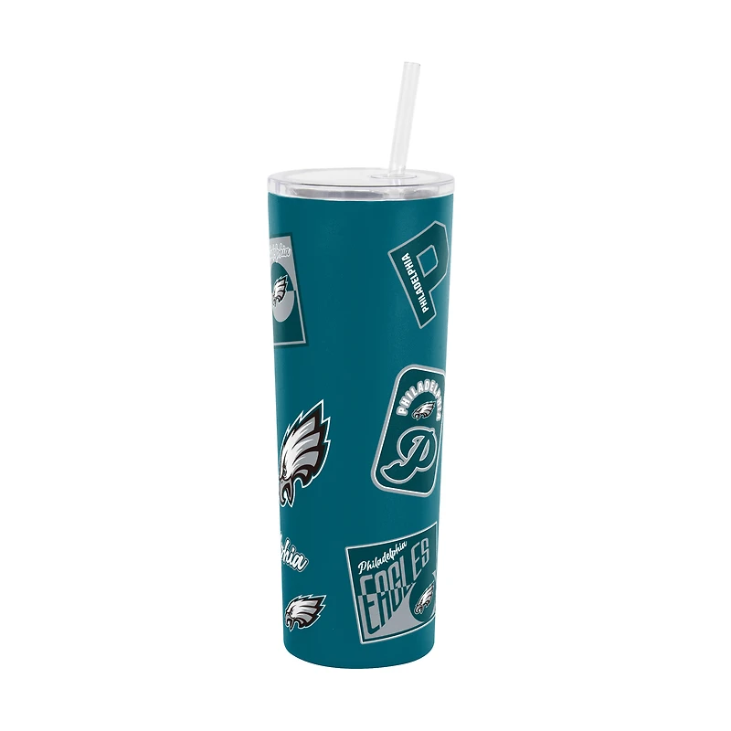 Gobelet isotherme à paille Dreamweave 30 oz Logo Brands Philadelphia Eagles