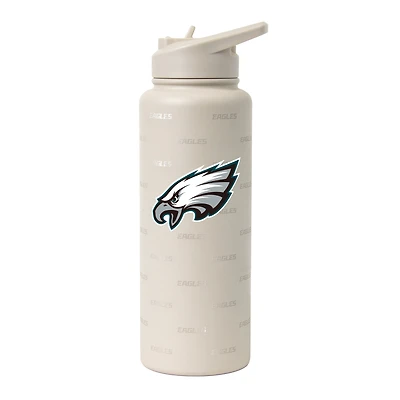 Logo Brands Philadelphia Eagles 34oz. Sand Ghost Quencher Bottle