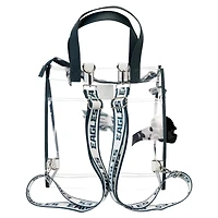 Loungefly Philadelphia Eagles Clear Convertible Backpack & Tote Bag
