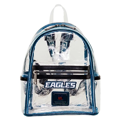 Loungefly Philadelphia Eagles Mini sac à dos transparent