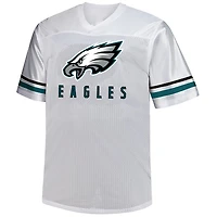 Maillot à col en V blanc pour hommes Fanatics Jalen Hurts des Eagles de Philadelphie, grande taille