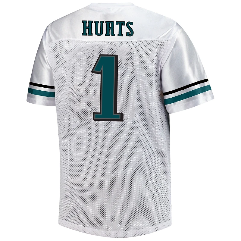 Maillot à col en V blanc pour hommes Fanatics Jalen Hurts des Eagles de Philadelphie, grande taille