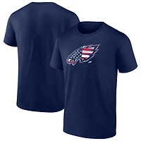T-shirt Americana grand et pour homme, bleu marine, des Philadelphia Eagles