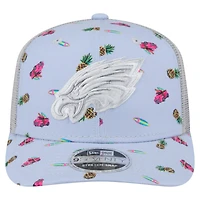 Casquette ajustable Philadelphia Eagles Adventure Surfboard 9SEVENTY de New Era pour homme, grise