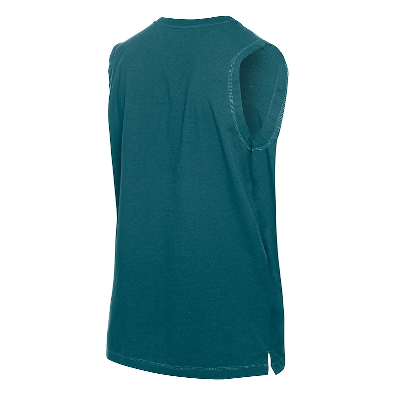 Men's New Era Midnight Green Philadelphia Eagles Leisure Collection Tank Top