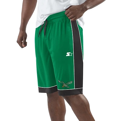 Short vert Starter pour homme avec logo vintage des Philadelphia Eagles