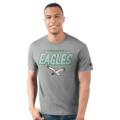 T-shirt Prime Time gris chiné pour homme des Philadelphia Eagles