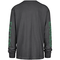 Men's '47 Black Philadelphia Eagles Cairn Ravine Foundation Throwback Long Sleeve T-Shirt