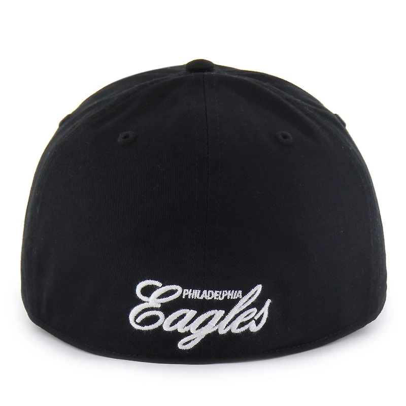 Casquette ajustée noire « 47 » pour homme, modèle Foundational Franchise des Philadelphia Eagles