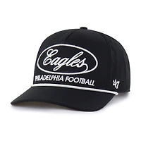 Men's '47 Black Philadelphia Eagles Foundational Hitch Adjustable Hat