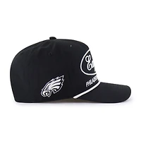 Men's '47 Black Philadelphia Eagles Foundational Hitch Adjustable Hat