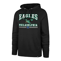 Sweat à capuche noir Philadelphia Eagles Packed House Headline '47 pour homme